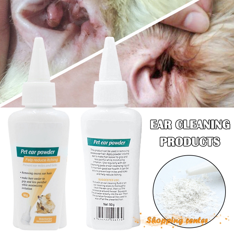 50g Pull Ear Powder Dog Plucking Powder Pet Ear Cleaning Supplies