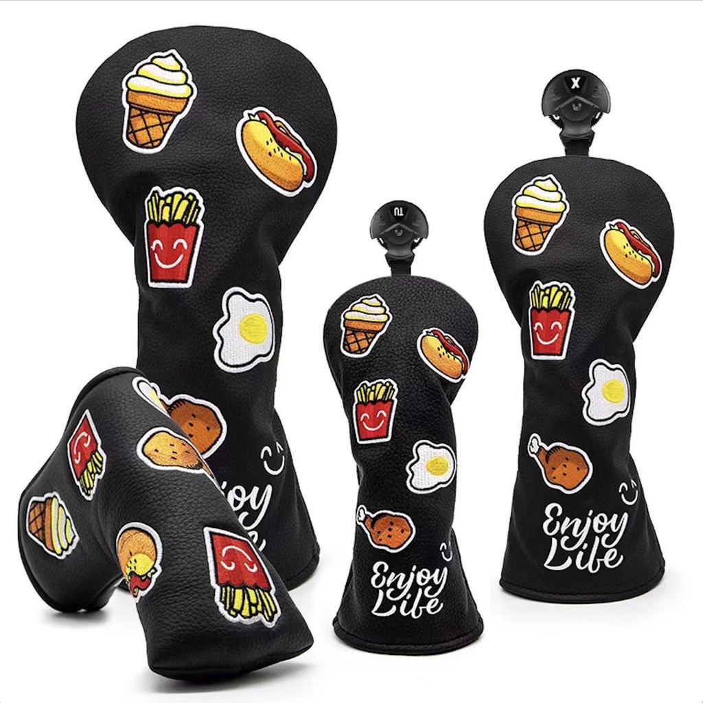 Golf Club Headcovers for Driver Fairway Hybrid Wood Head covers