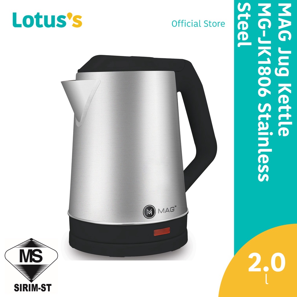 MAG Jug Kettle MGJK1806 Stainless Steels 2.0L Shopee Malaysia