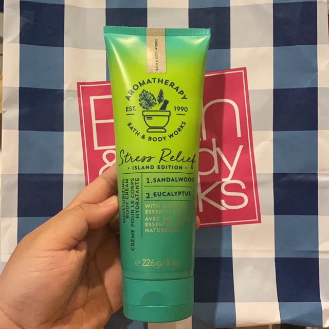 Bath and body works Aromatherapy STRESS RELIEF island edition