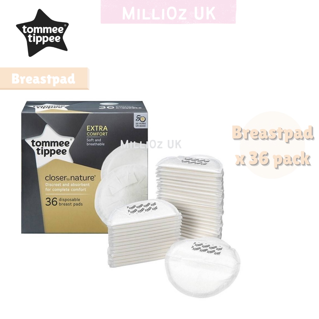 Tommee Tippee Disposable Breast Pads x 36 pack (breastpad) Shopee
