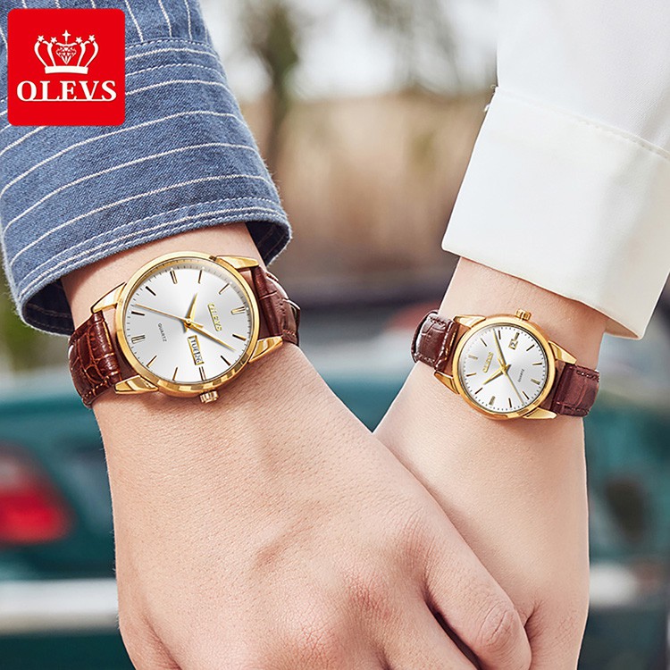 Couple Watches Luxury Brand Lover's Casual Quartz Watch