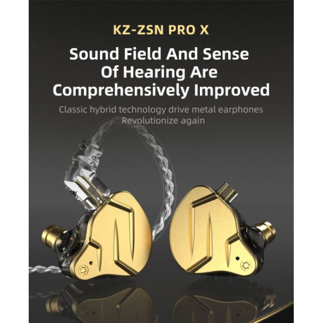 KZ ZSN PRO X Hybrid Technology Hifi Inear earphone