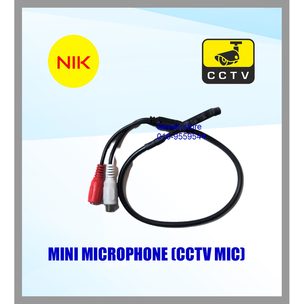 MICROPHONE FOR CCTV DVR SYSTEM CCTV MIC Shopee Malaysia