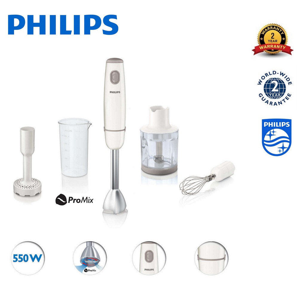 Philips Hand Blender With Chopper Whisk Masher (HR1608) Shopee Malaysia