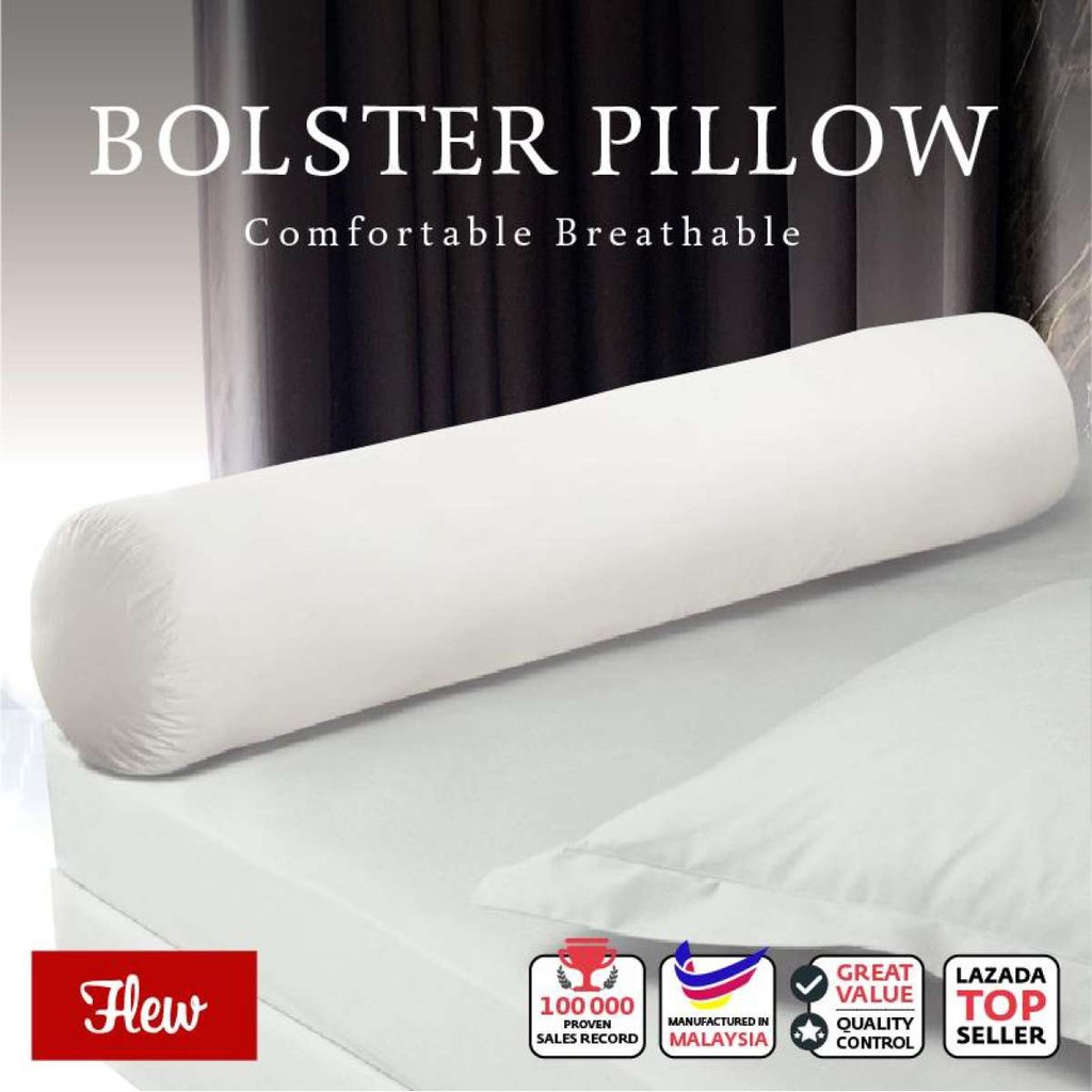 ( FREE SHIPPING ) Bolster Pillow 100 Polyester Fibrefill Shopee Malaysia
