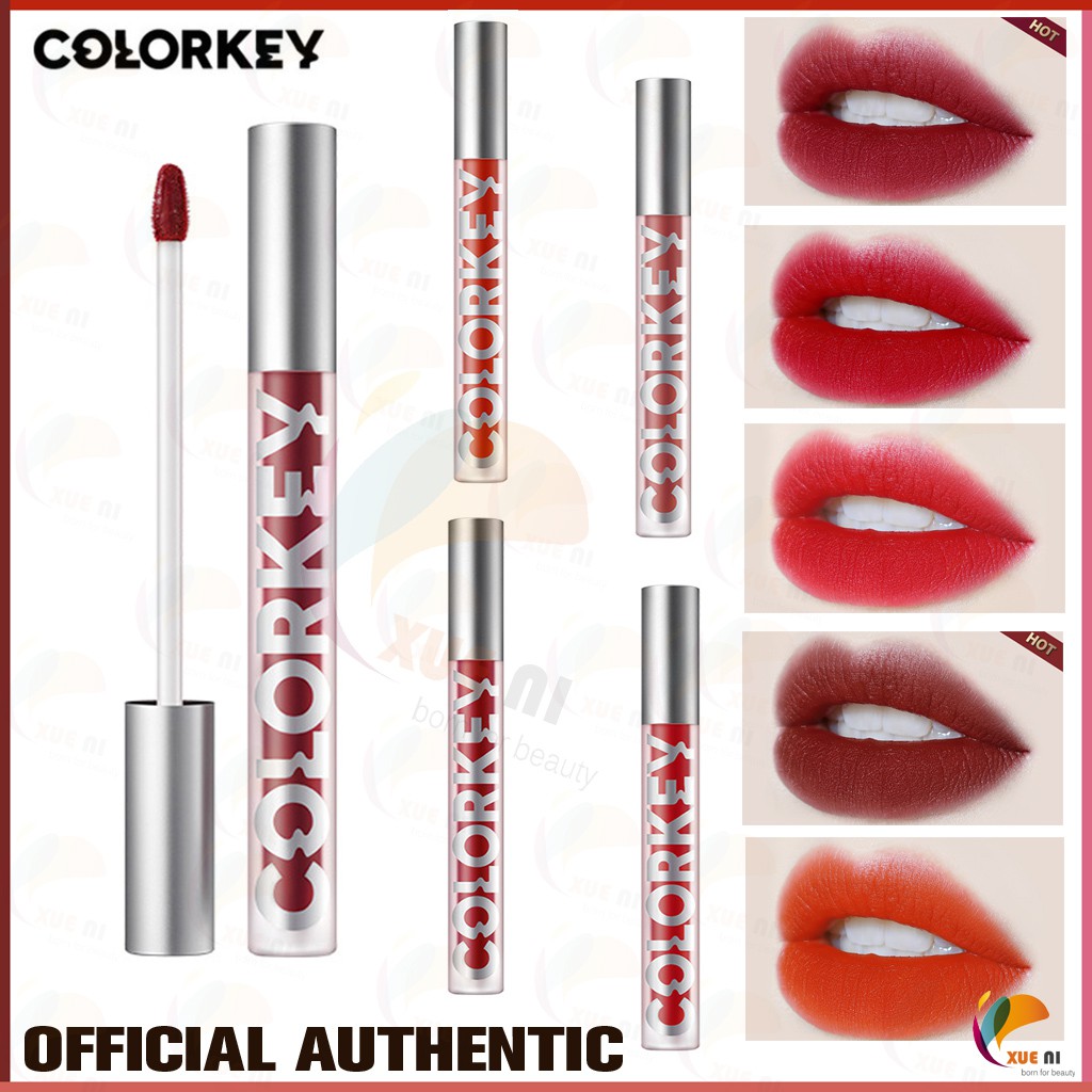 OFFICIAL AUTHENTIC COLORKEY Velvety matte air Lip Gloss Lipstick Shopee Malaysia