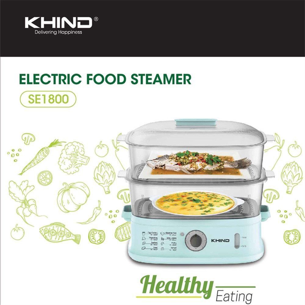 KHIND 22L LARGE ELECTRIC FOOD STEAMER PENGUKUS ELEKTRIK Shopee Malaysia