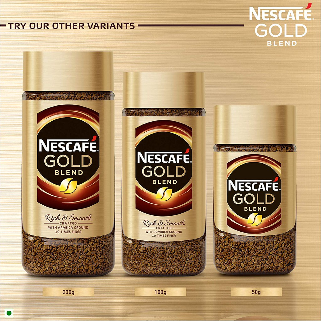NESCAFE Gold Original Rich Aroma and Smooth Taste 200g (Made with