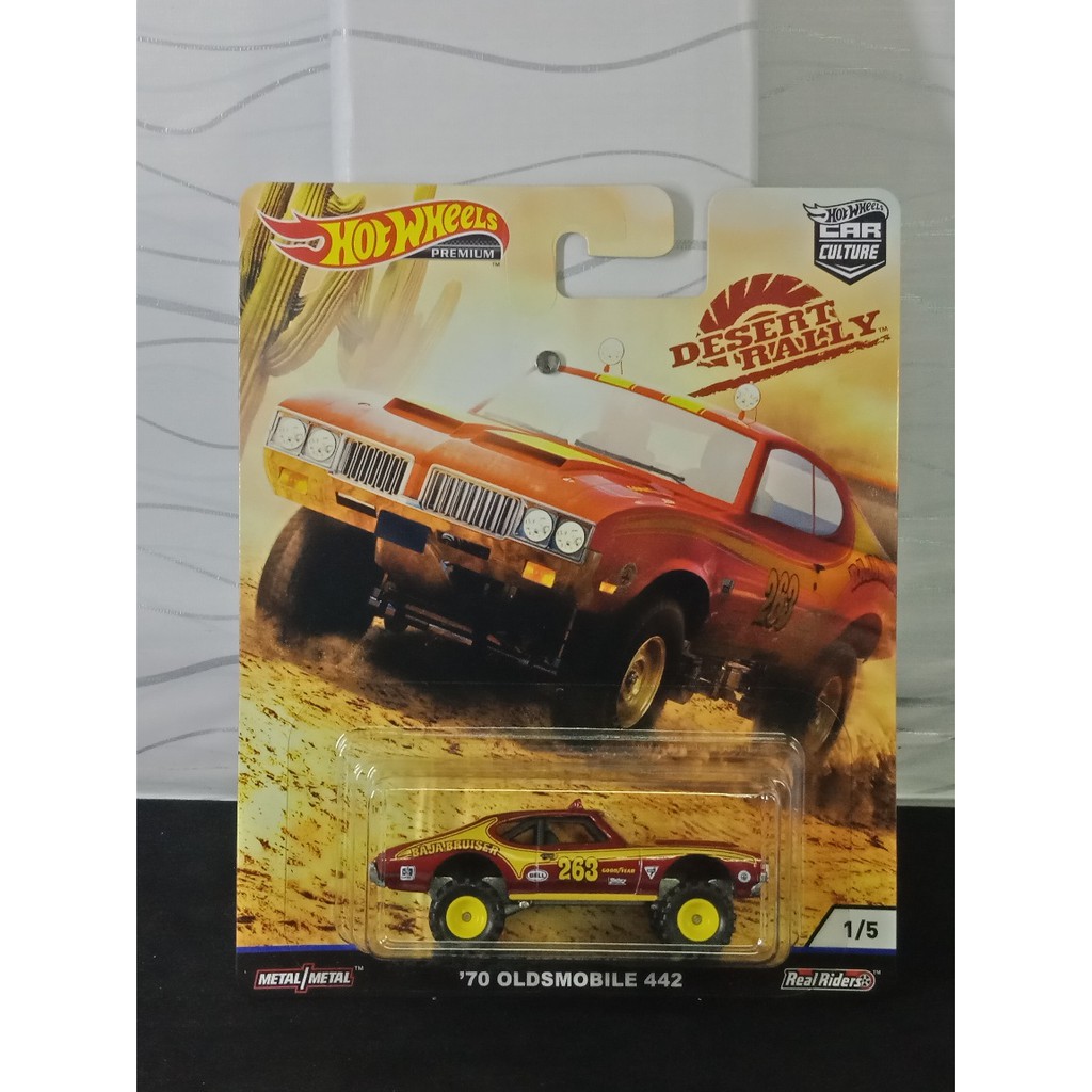 Hot Wheels Desert Rally 70 Oldsmobile 442 Shopee Malaysia