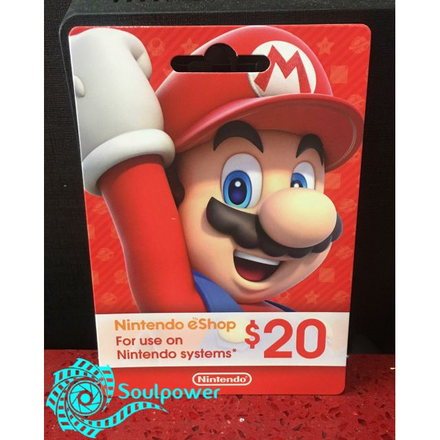 Nintendo Switch Prepaid Card 20 Usd Shopee Malaysia