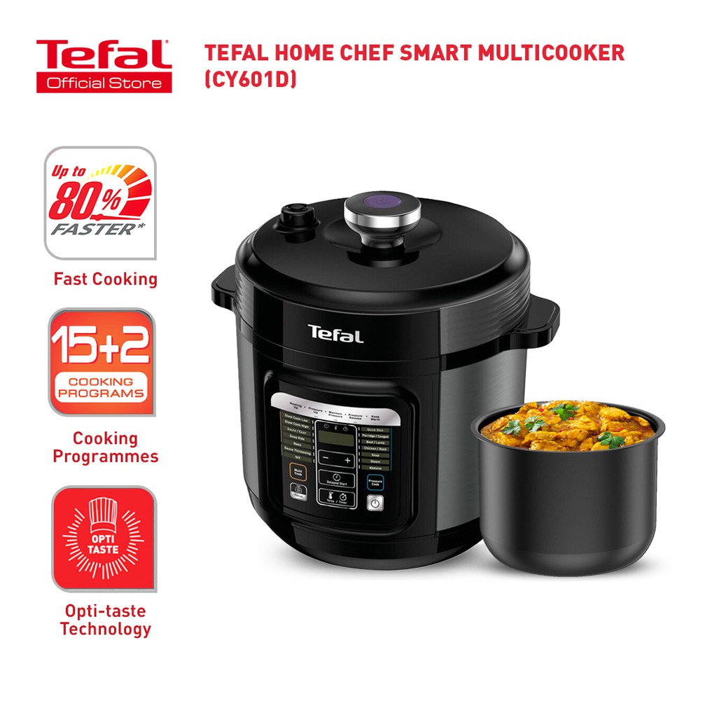 Tefal Home Chef Smart 6L Multicooker CY601 Shopee Malaysia