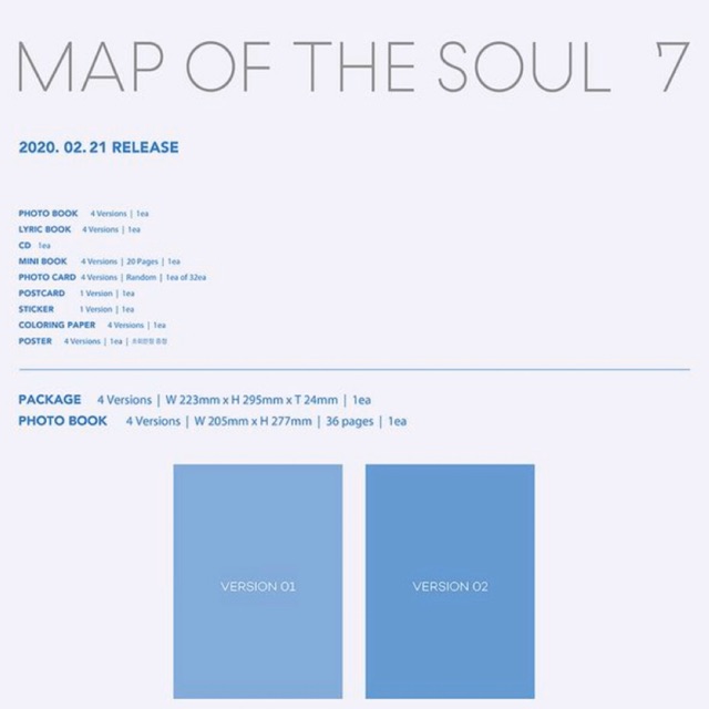 Map To Soul 7 Bts Map Of The Soul :7 Album | Shopee Malaysia