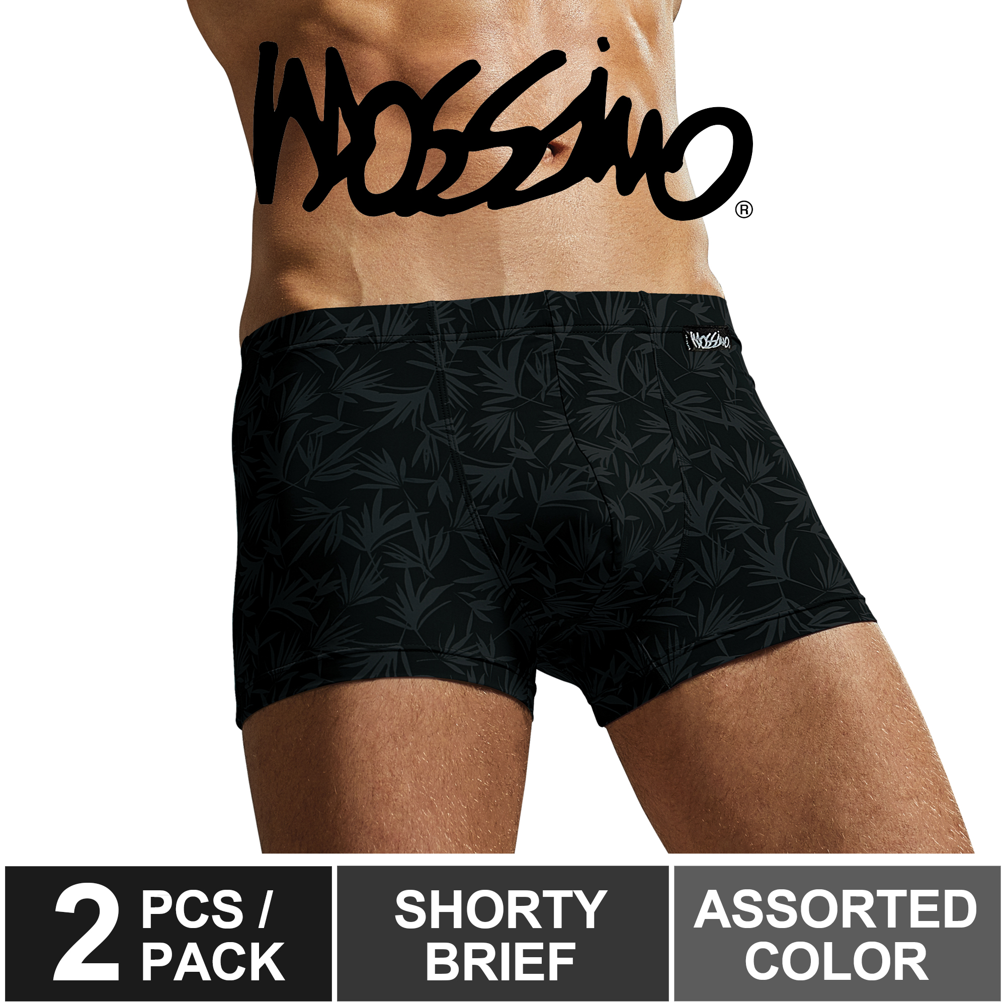 (2 Pcs) Mossimo Men Trunk Microfibre Spandex Men Underwear Assorted