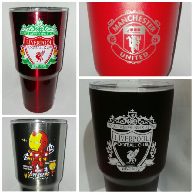 Liverpool/Manchester United/Ironman 30oz Stainless Steel Thermos