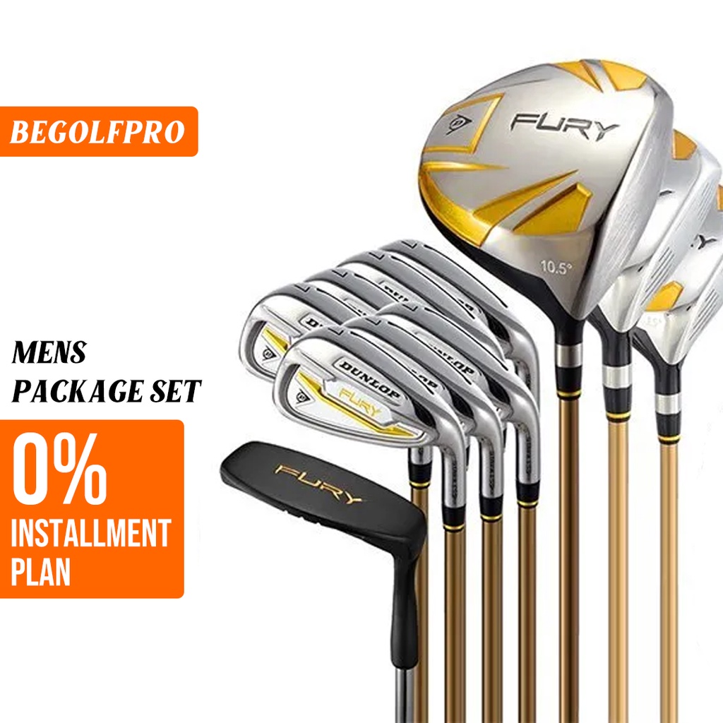[Golf Package Set] DUNLOP Denlop Men's FURY Golf Package Set (11 Clubs