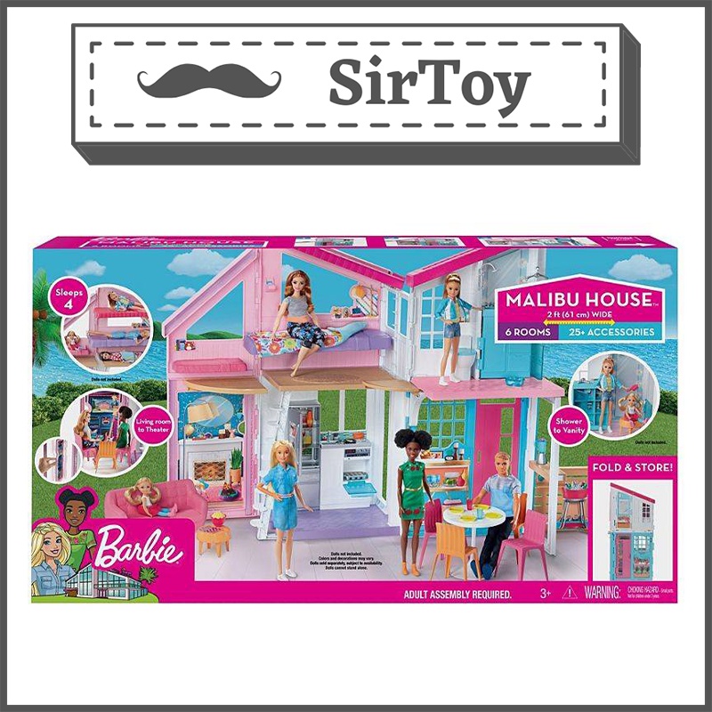 Barbie Estate Malibu House Playset FXG57 Shopee Malaysia