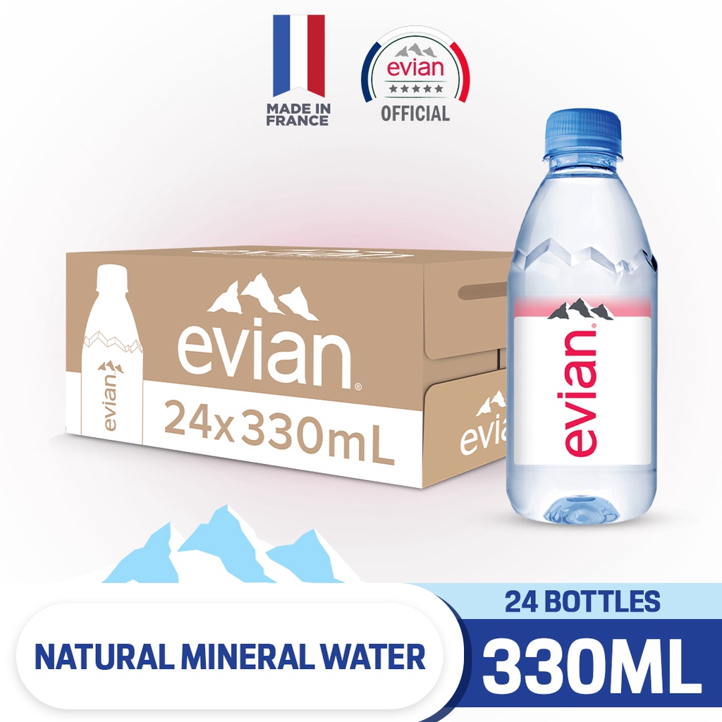 evian Natural Mineral Water (24 x 330ml Case) Shopee Malaysia
