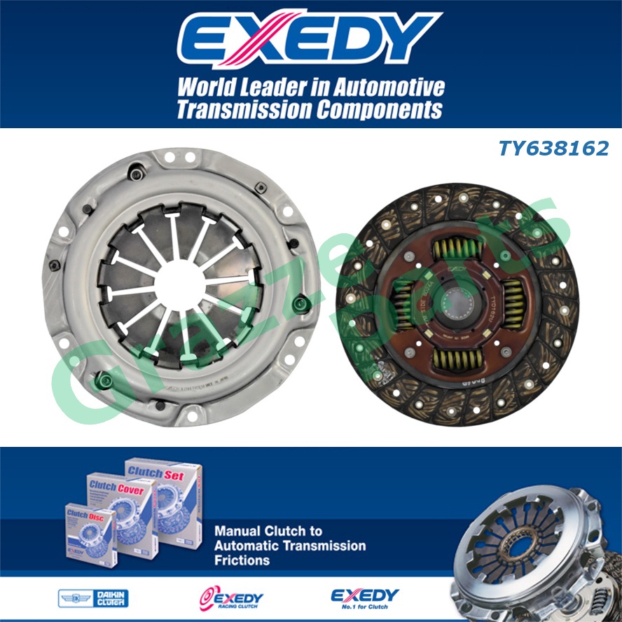 Exedy Daikin Clutch Kit Set TY638162 for Toyota Avanza 1.3 K3VE (7 1