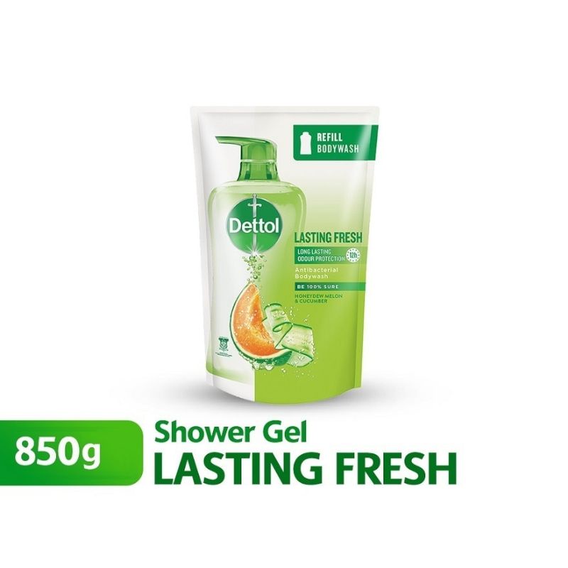 Dettol Shower Gel Lasting Fresh Refill pack 850g Shopee Malaysia