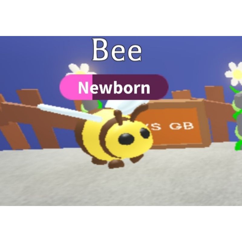 BEE Ultra Rare Pet Adopt Me Roblox (FR/NFR) Shopee Malaysia