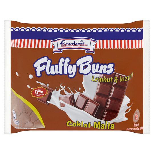 Ifresh- Gardenia Fluffy Buns Malt Chocolate 6 Buns 280G | Shopee Malaysia