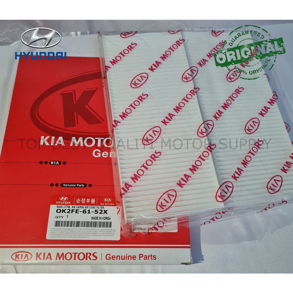 ORIGINAL NAZA CITRA KIA CAREN 2 AIR COND CABIN FILTER (SET) Shopee Malaysia