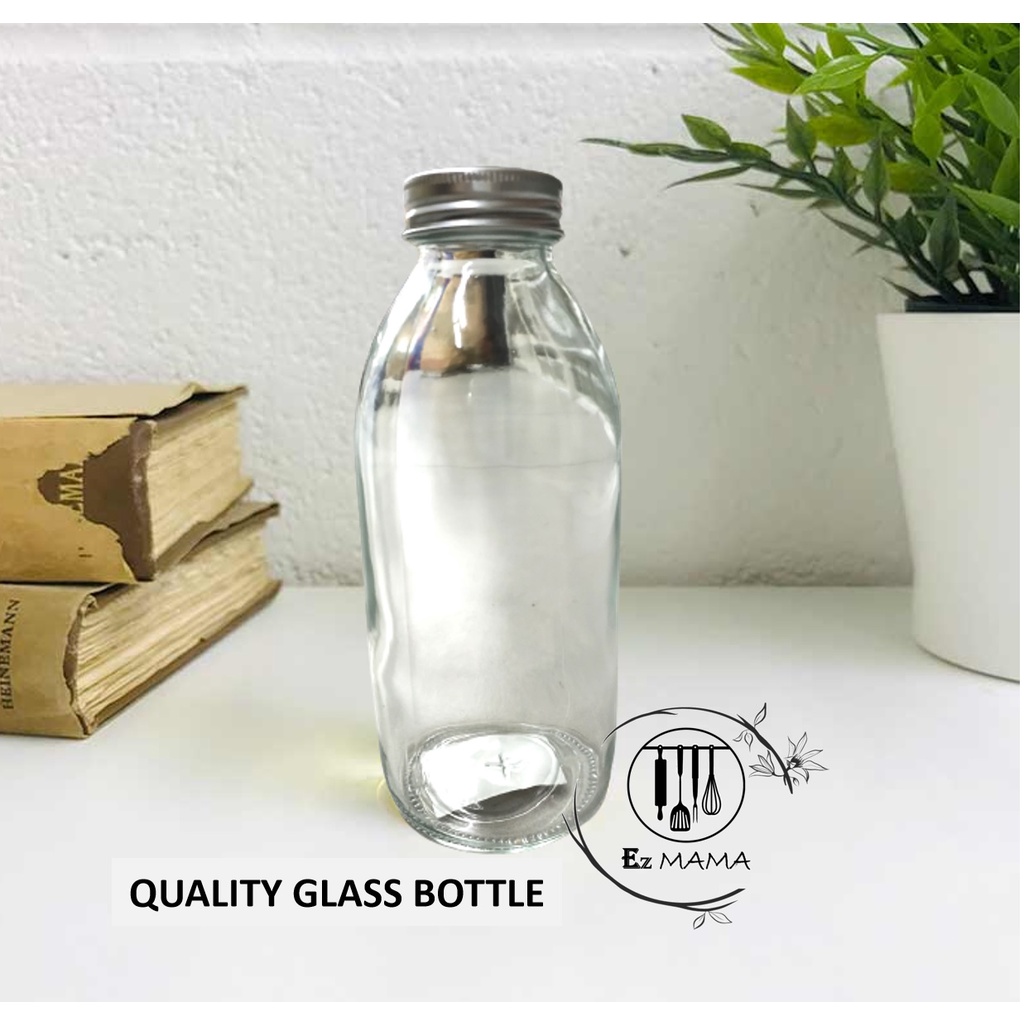 500ml GLASS BOTTLE BOTOL KACA TEBAL IKEA GLASS BOTTLE WITH STOPPER