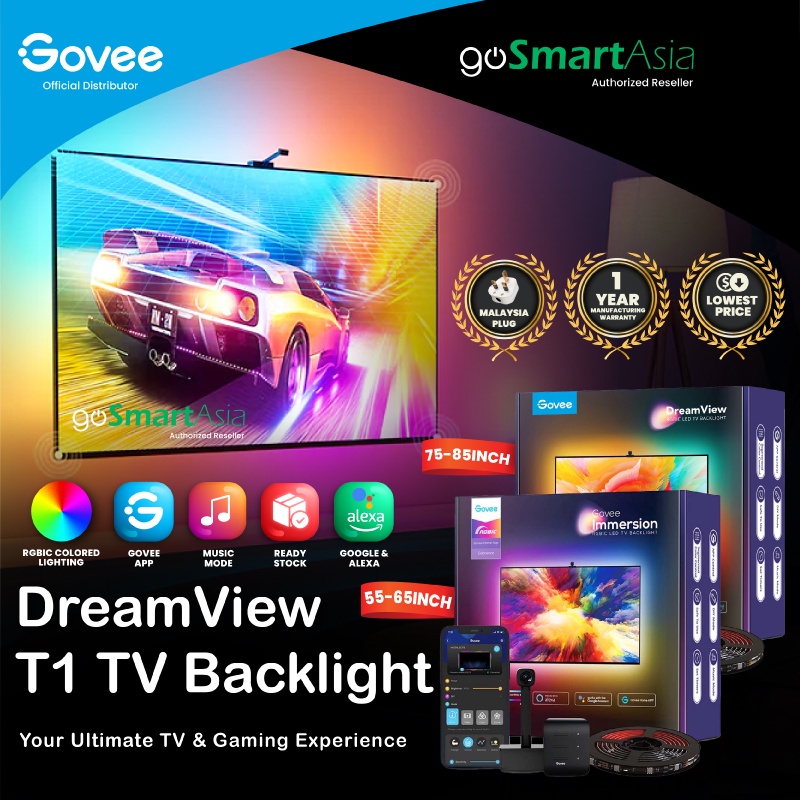 goSmart Asia Govee Dreamview T1 (Immersion) Backlights (5565)/(7585