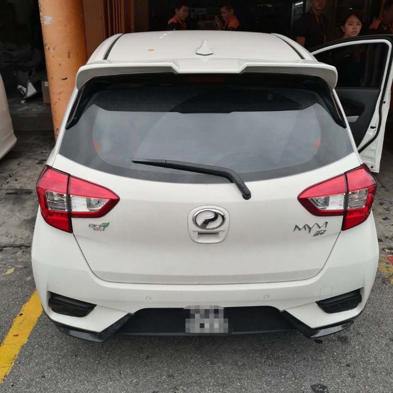 Perodua Myvi 2018 above GT Spoiler ABS MATERIAL Shopee Malaysia