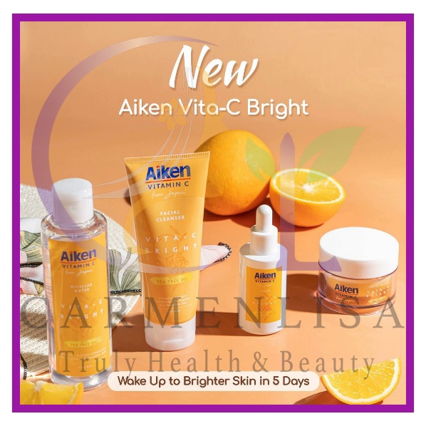 AIKEN VITAMIN C VITAC 30ml Brightening Serum 40g Moisturiser 50ml