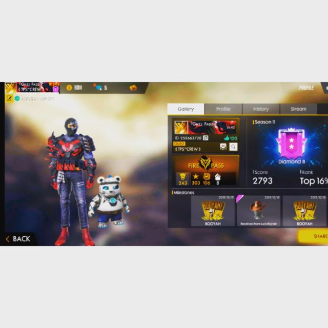 18 Acc Free Fire Percuma Free Fire Best Game