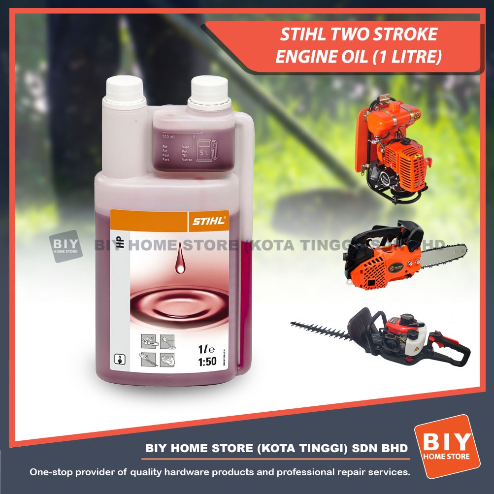 STIHL TWO STROKE ENGINE 2T OIL (1L)/ 2 STROKE LUBRICANT OIL/ MINYAK 2T