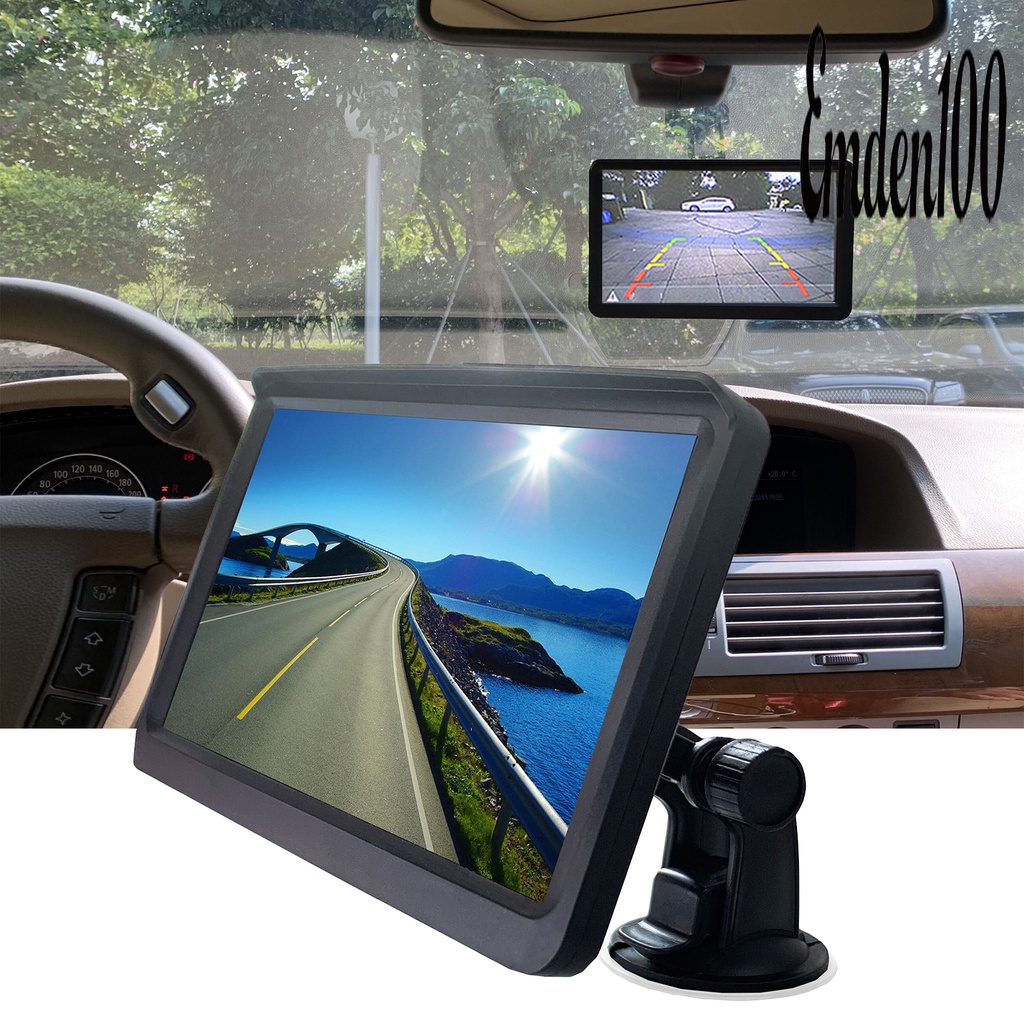 3MCar Monitor TFT LCD High Resolution 12/24V 7Inch Car Parking Monitor Camera for RV Shopee