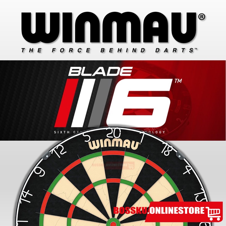 Winmau Dart Board Blade 6 Sixth Generation Papan Dart Board Winmau 2022