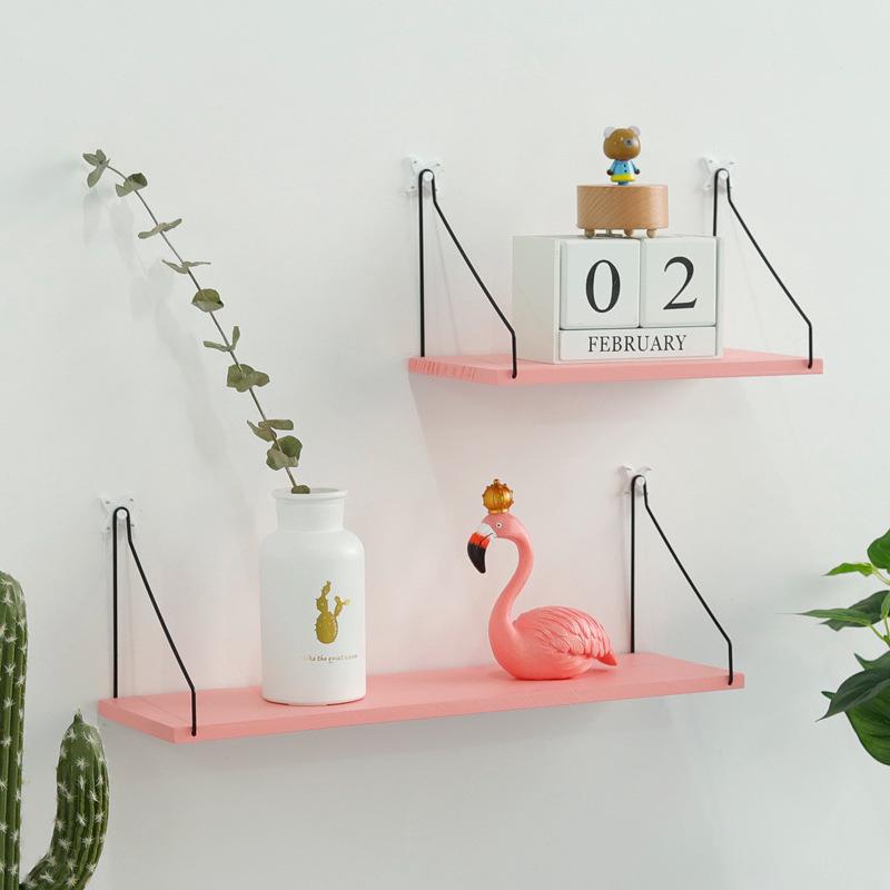 Pink Floating Rack / Floating Shelves / Wall Shelves / Wall Rack