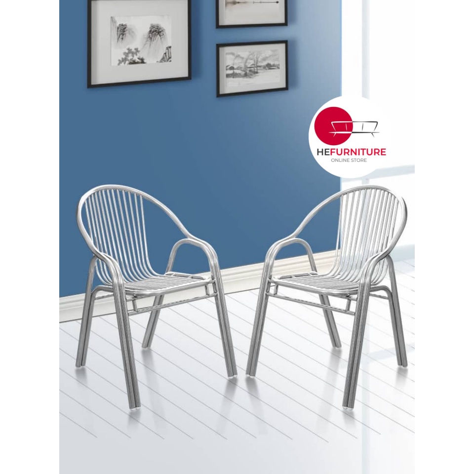 Stainless Steel Chair with Handle / Outdoor beach chair / Garden chair