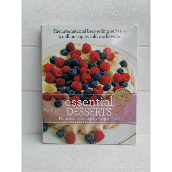 Essensial Desserts Recipe Book Shopee Malaysia