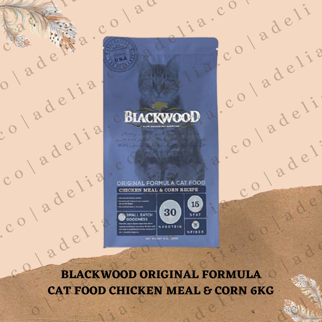 Blackwood Original Formulaa Cat Food Premium Chicken Meal & Corn 6kg