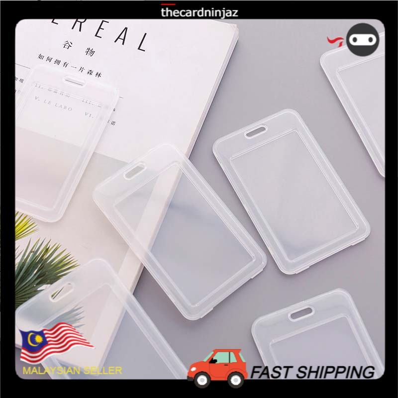 TCNGV Transparent Card Holder Waterproof Clamshell THIN THICK Access
