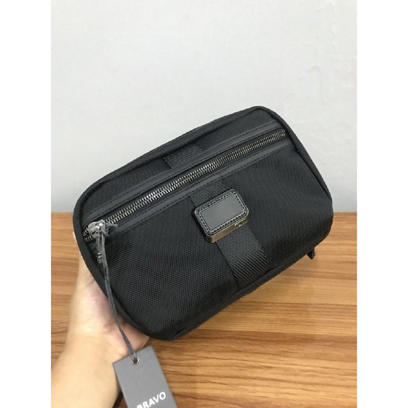 Tumi ALPHA series travel style zipper Clutch Bag For Men Free Shipping