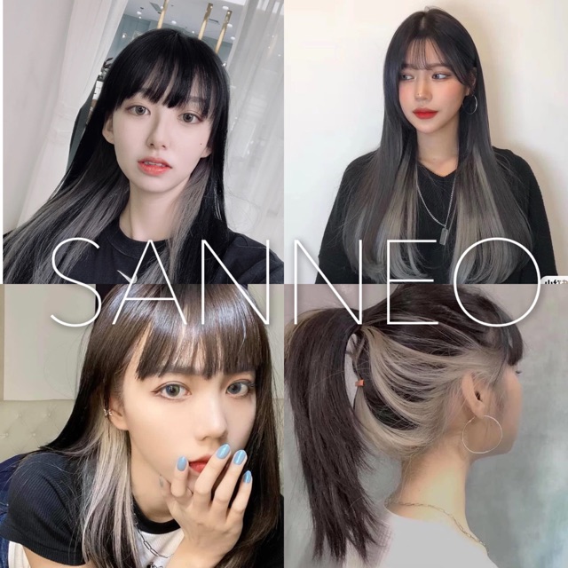 New Trends 2020 Ash Grey Milk Tea Underneath Hair Colour Shopee Malaysia