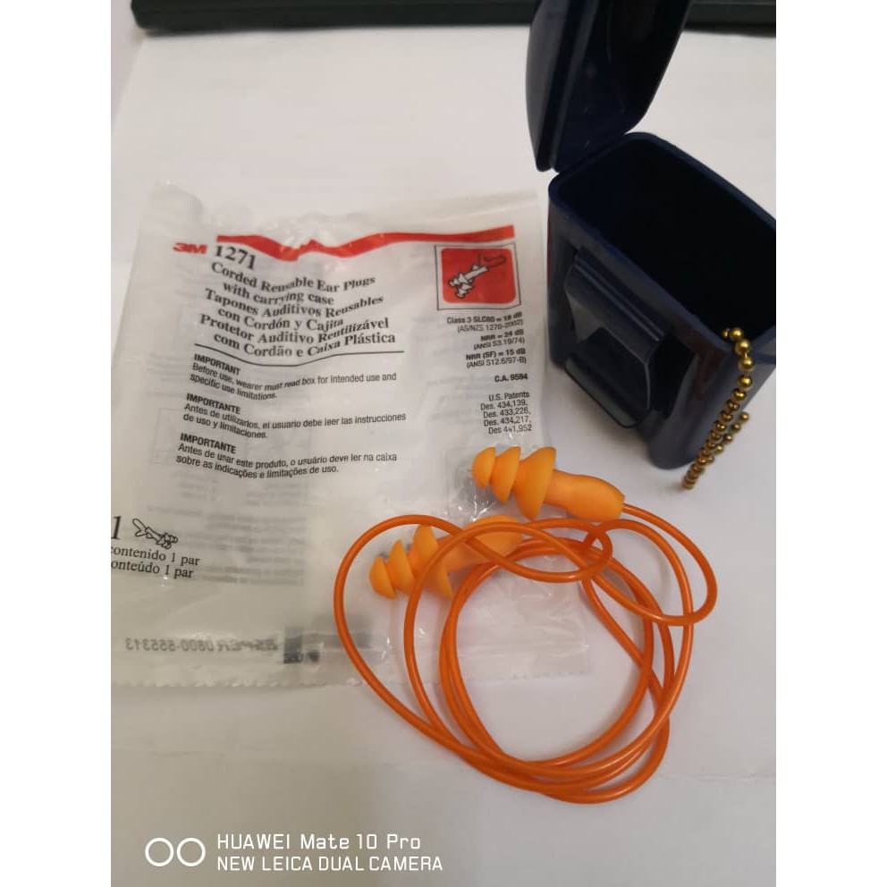 3M REUSABLE EAR PLUGS 1271 (MADE IN USA) Shopee Malaysia