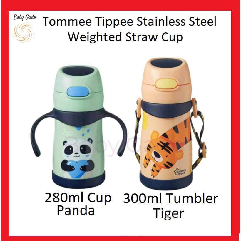 Tommee Tippee Stainless Steel Weighted Straw Cup Straw Tumbler Tumblr