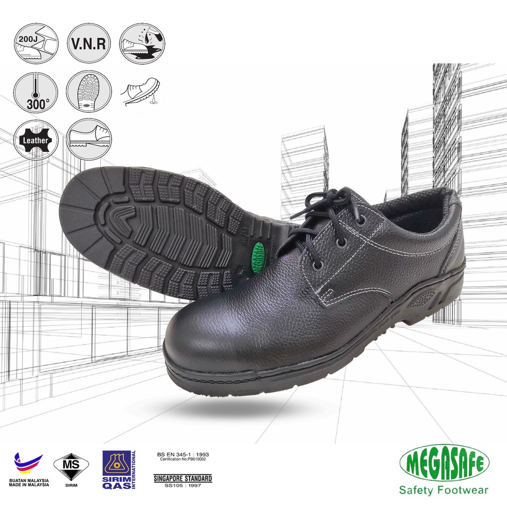 Megasafe Safety Shoes 880 Made in Malaysia BeeCost