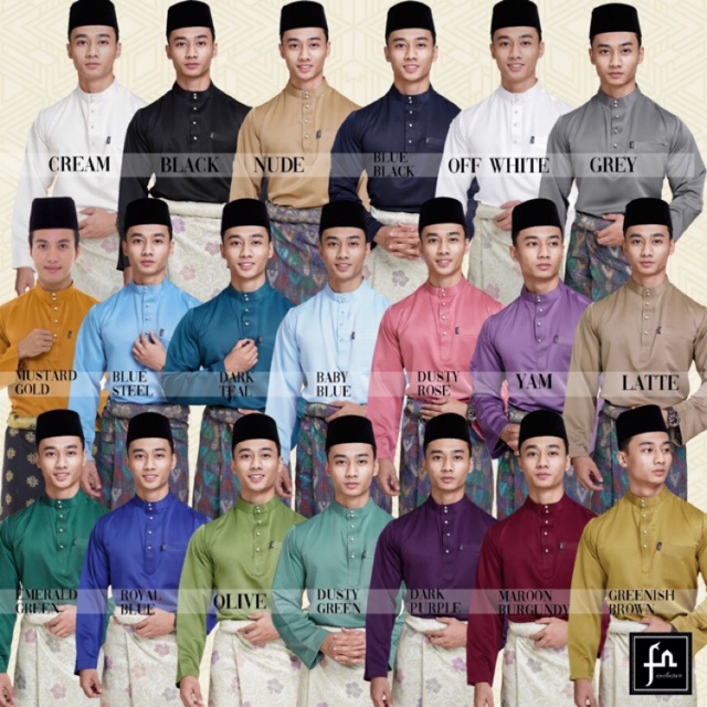 [20 WARNA] BAJU MELAYU MODEN LUTH EXCLUSIVE . LUTH JUNIOR . REGULAR FIT