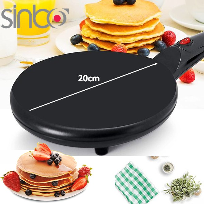 SINBO Electric Crepe Maker Multi functional Baking Pan