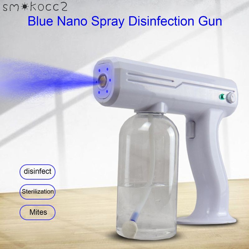 USB800ML Blue Light Wireless rechargable Nano Steam Guns Atomizing