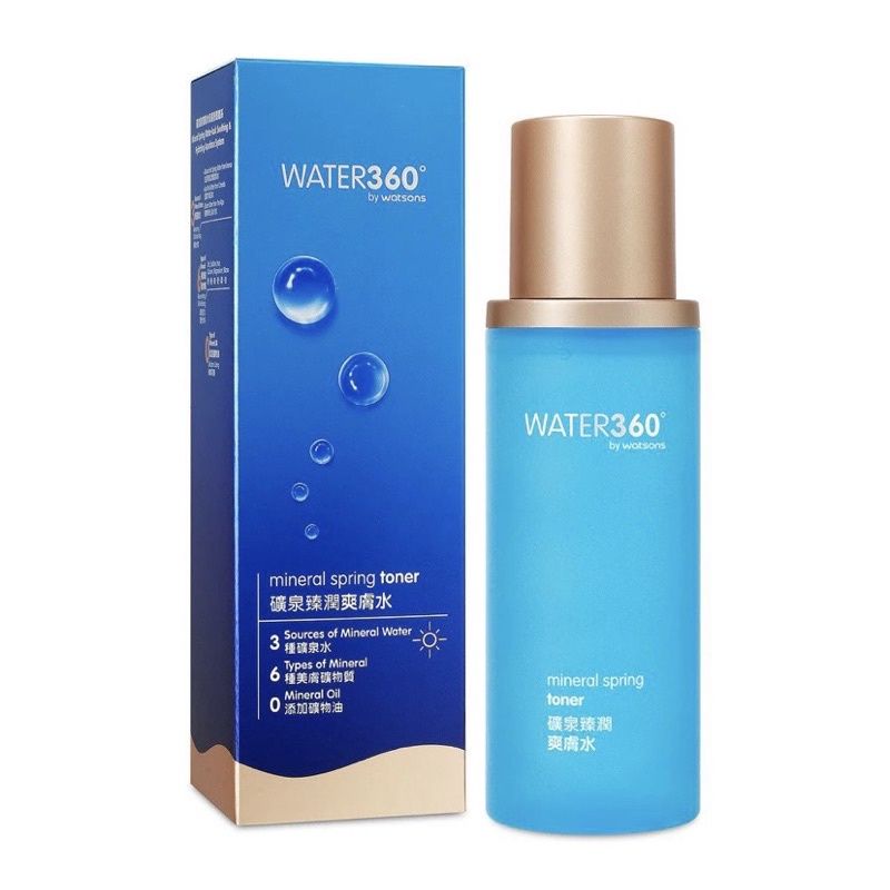 Water 360 by Watsons Mineral Spring Toner 200ml Shopee Malaysia