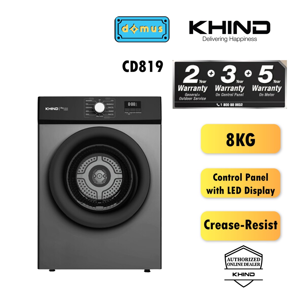 Khind Clothes Dryer (8kg) CD819 Shopee Malaysia